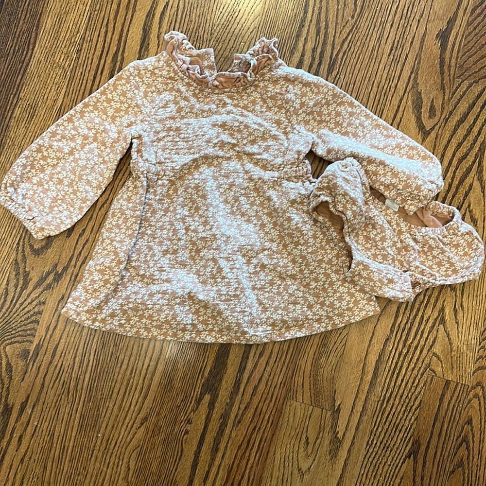 Dress with matching bloomer